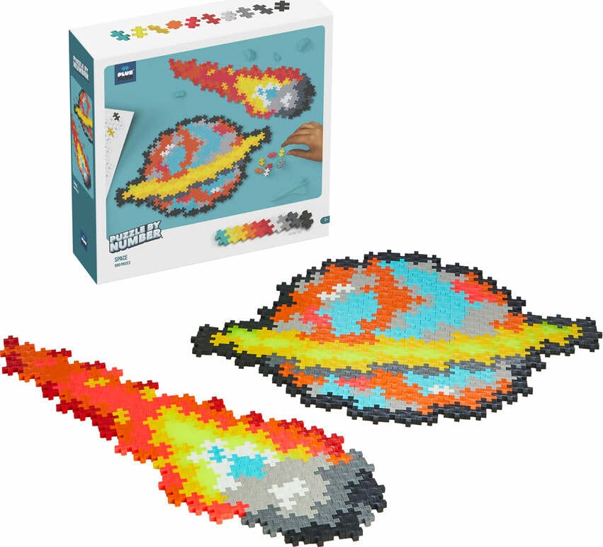 Plus-Plus Puzzle By Number Space