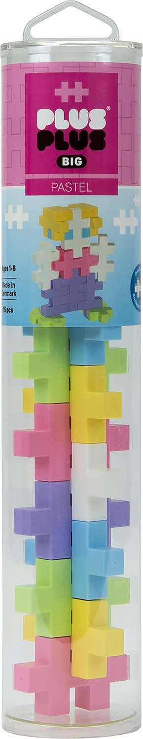 Plus-Plus BIG - 15 pc Tube Pastel - Image 15