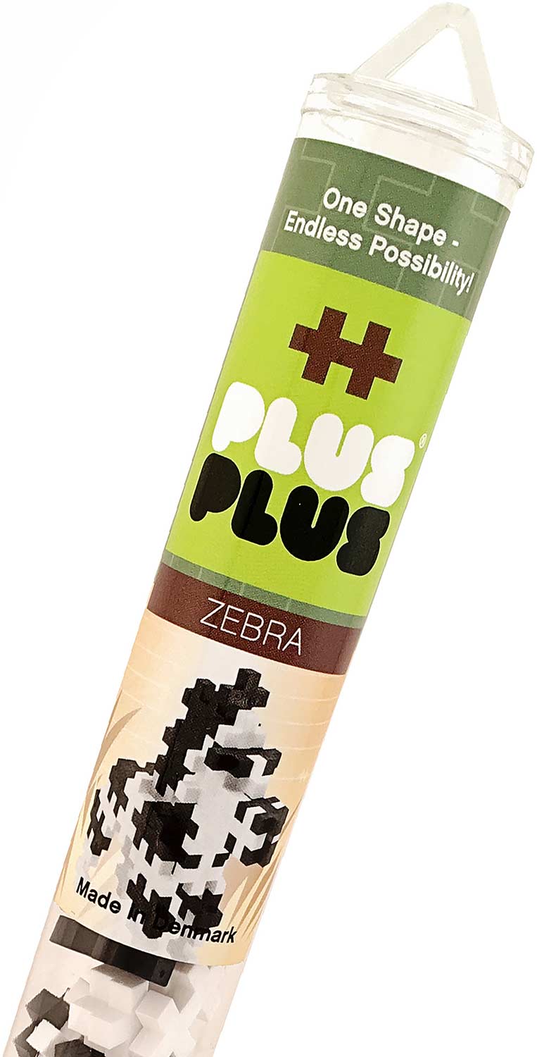 Plus-Plus Tube - Zebra - Image 5