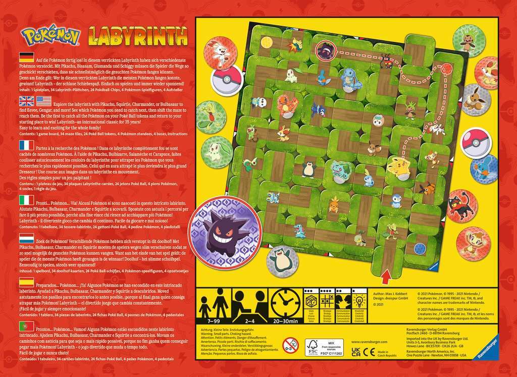 Ravensburger Pokémon Labyrinth Board Game - Image 2