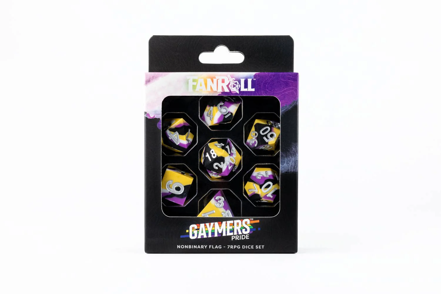 PRIDE Silicone Dice (NINE STYLES): Asexual - Image 16