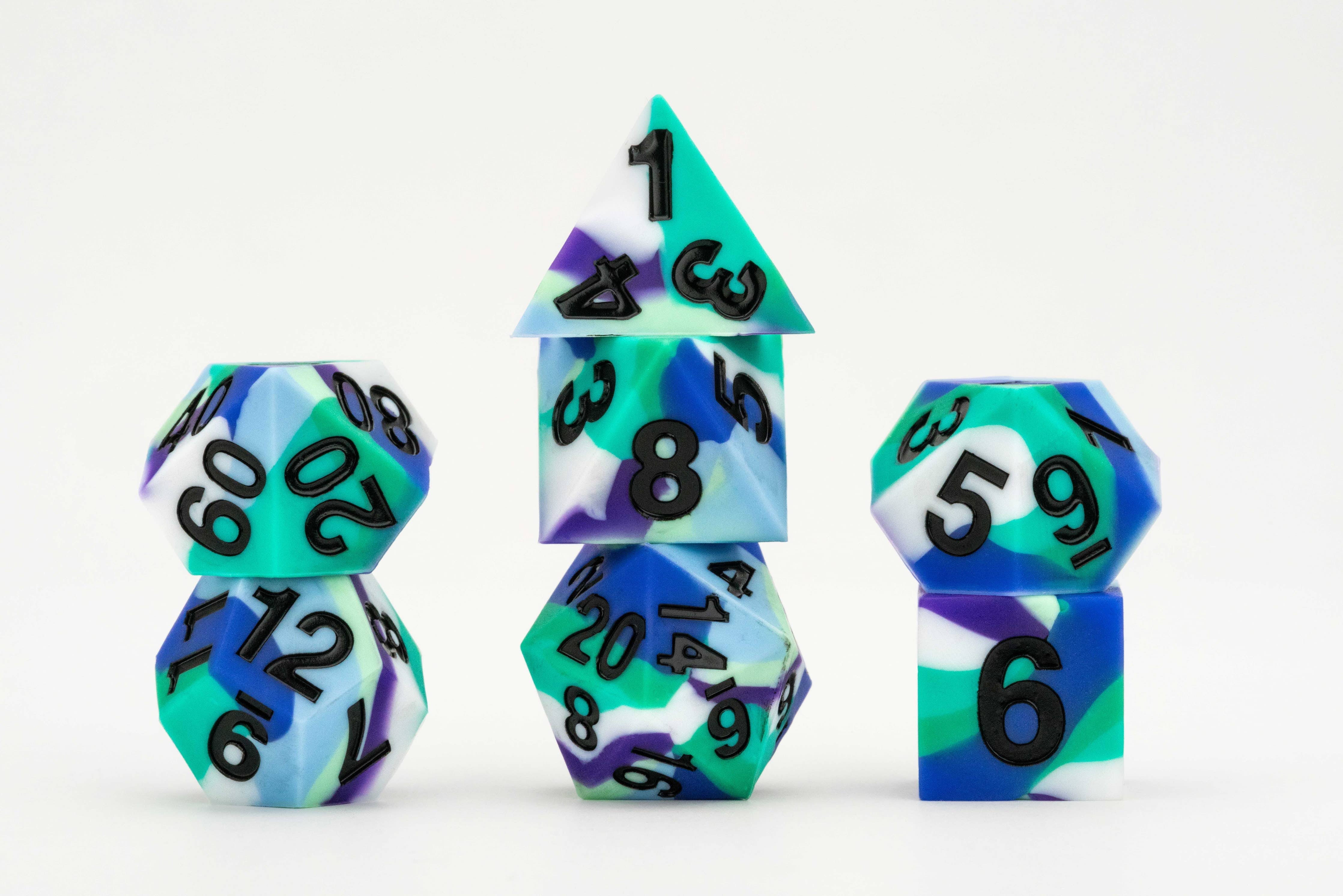 PRIDE Silicone Dice (NINE STYLES): Non Binary - Image 3