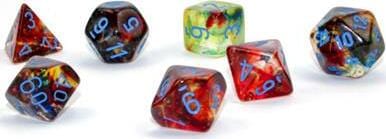 Nebula® Polyhedral Primary™/blue Luminary™ 7-Die Set - Image 6