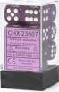 Translucent 16mm D6 Purple/white Dice Block™ (12 dice) - Image 4