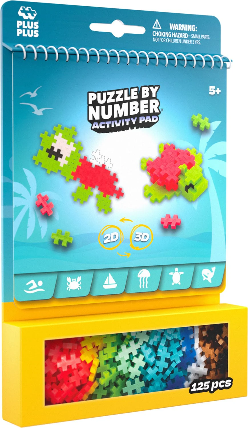 Puzzle by Number - Activity Pad - Ocean - Image 4