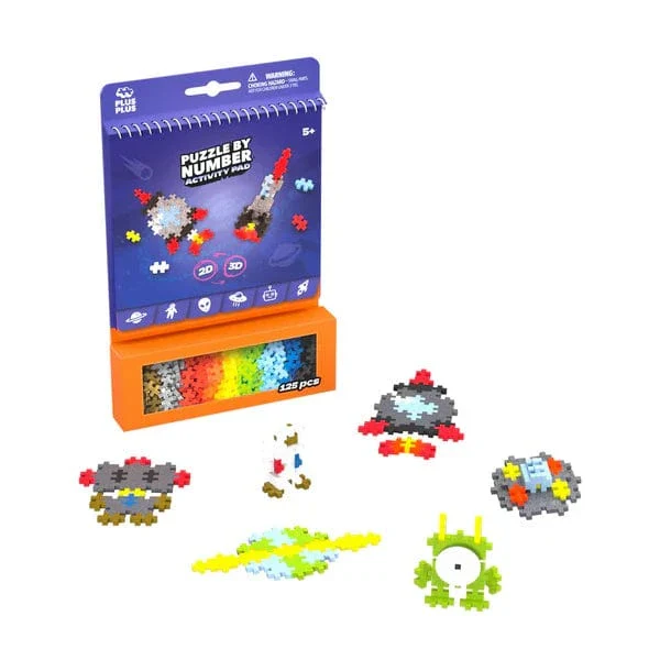Puzzle by Number - Activity Pad - Space