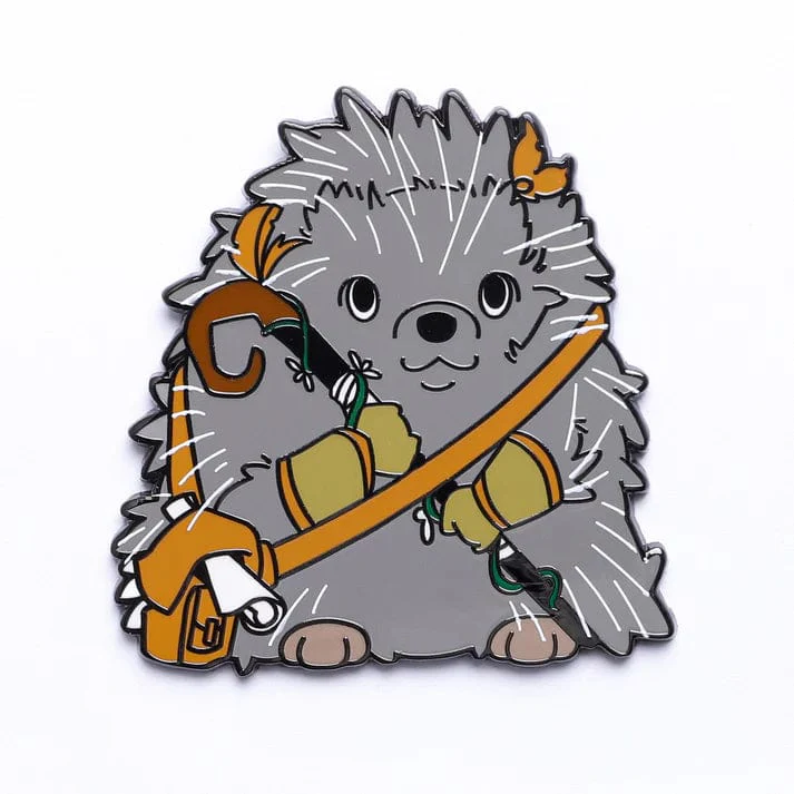 Quest's Reward Fine Art Class Pins: Luna Greenthorn-Hedgehog Druid - Image 2