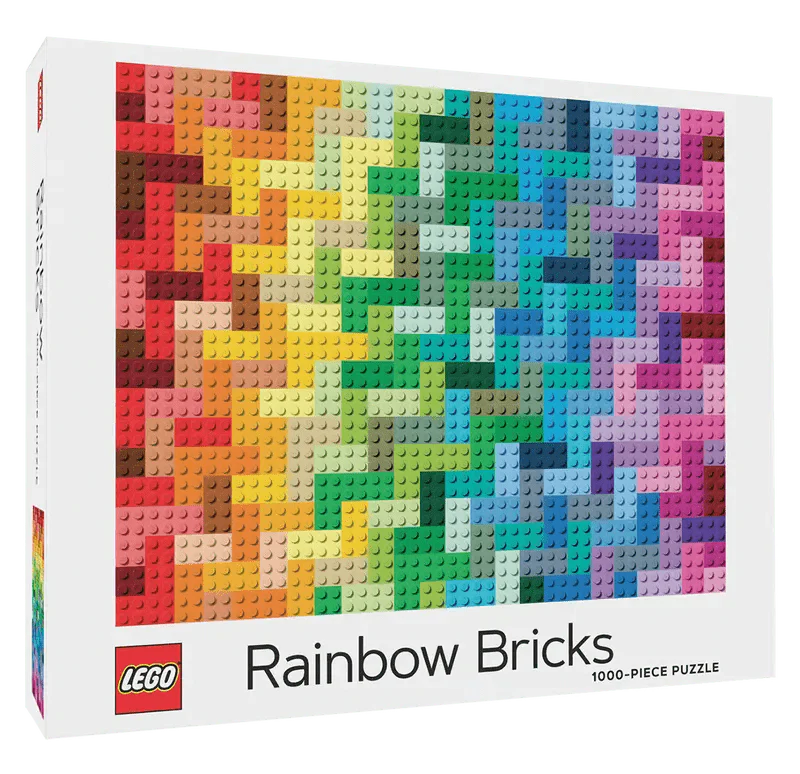Rainbow Bricks 1,000-Piece Puzzle