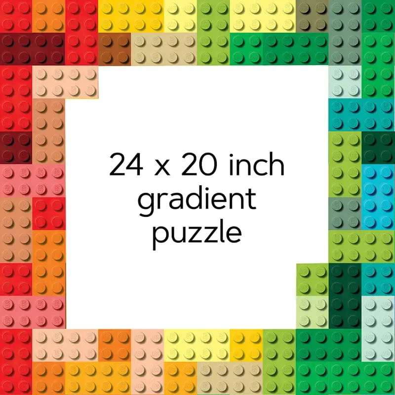 Rainbow Bricks 1,000-Piece Puzzle - Image 3