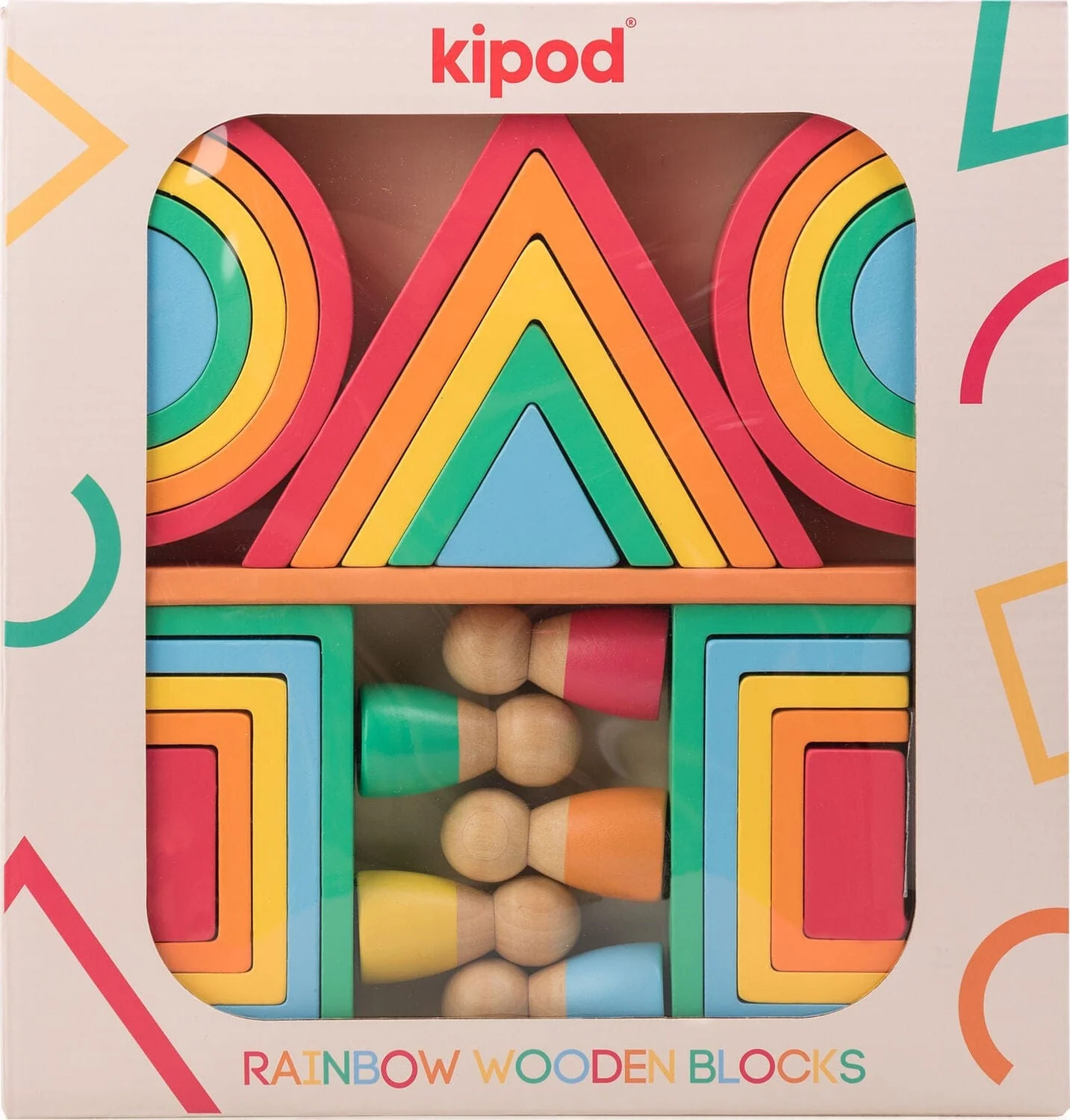 Rainbow Wooden Blocks - Image 4