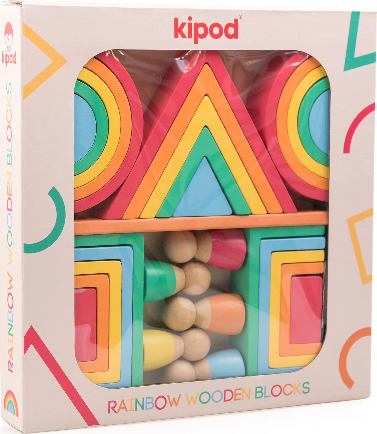 Rainbow Wooden Blocks - Image 5