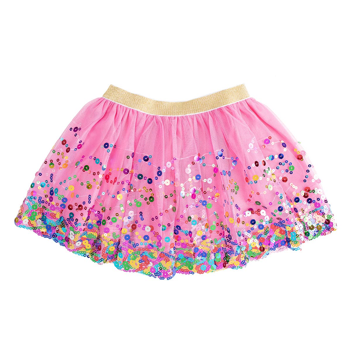 Raspberry Confetti Tutu - Dress Up Skirt - Kids Tutu: 1-2Y