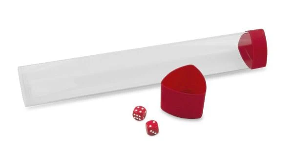 Red Playmat Tube with Dice Holder - Image 3