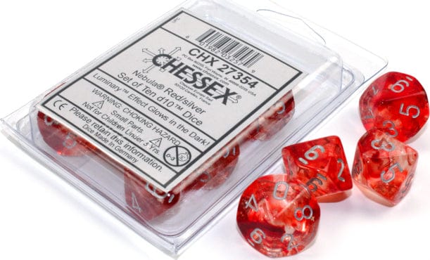 Red/Silver Luminary D10 Set - Image 5