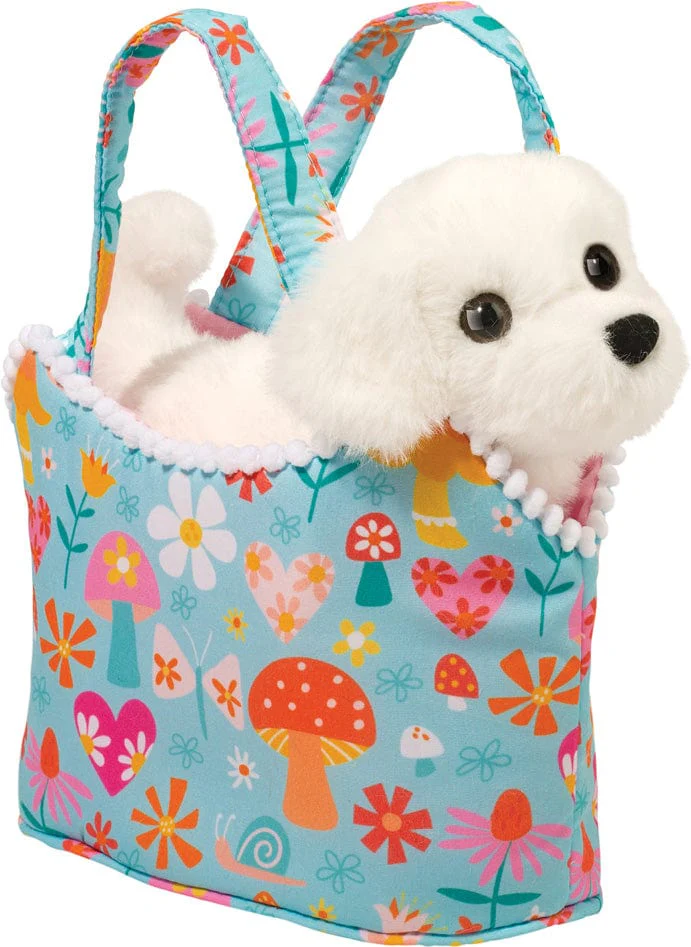 Retro Chic Sassy Sak with Bichon Pup - Image 5