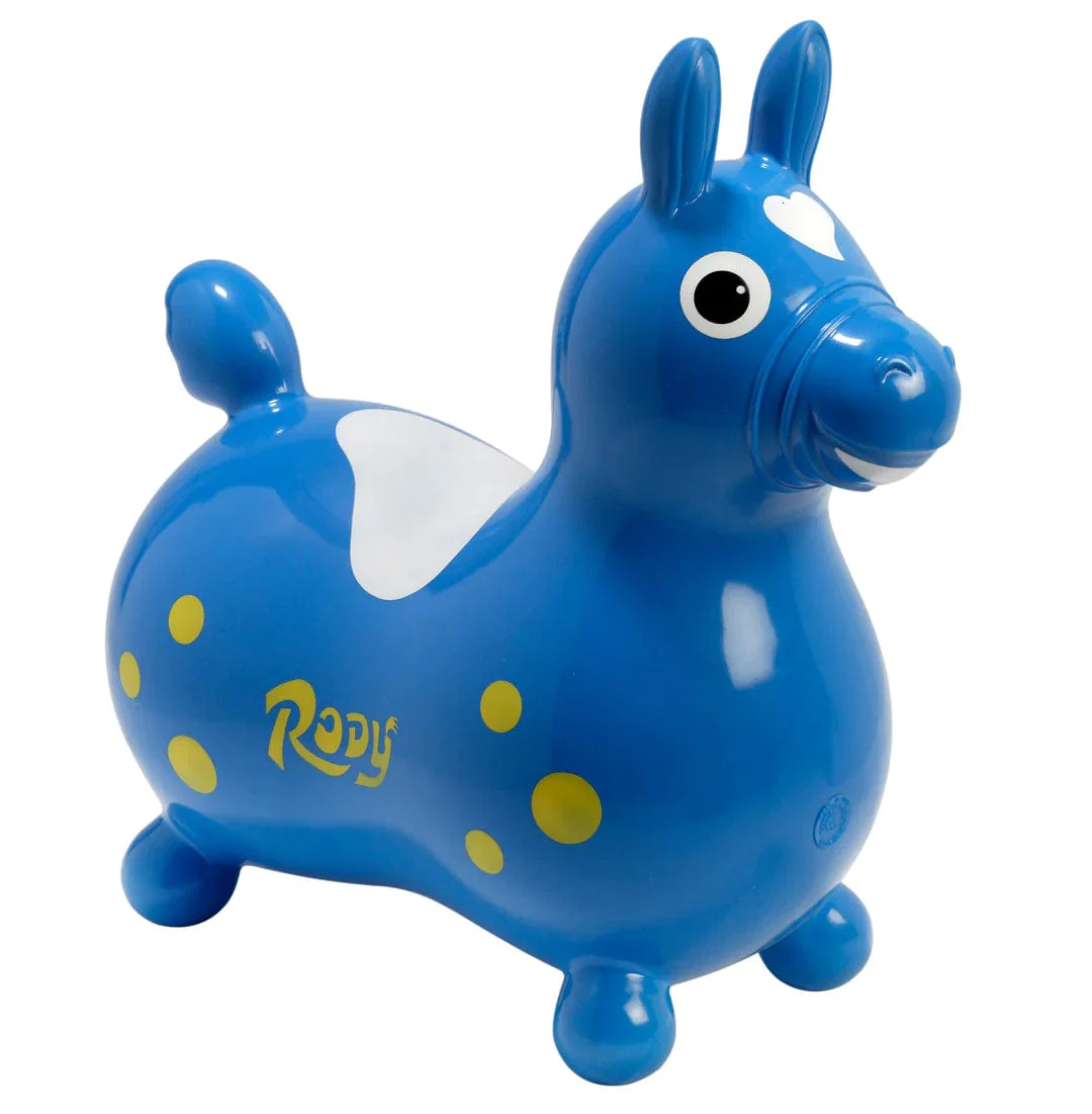 Rody Horse Blue W/Pump