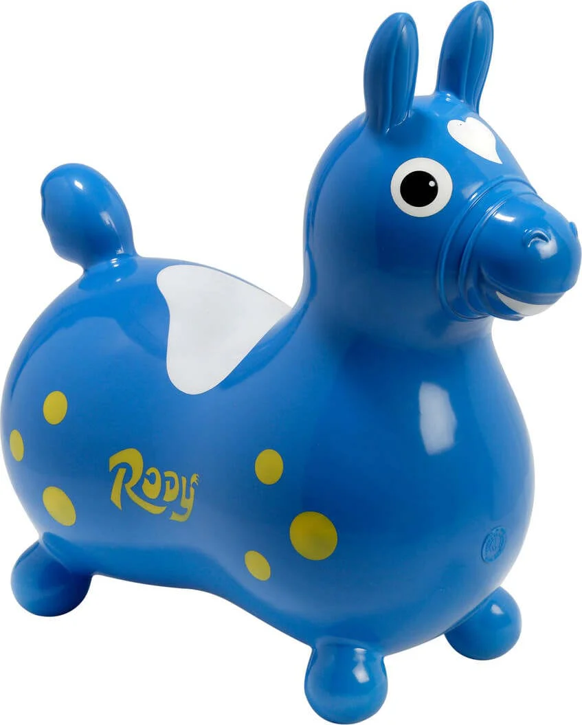Rody Horse Blue W/Pump - Image 2