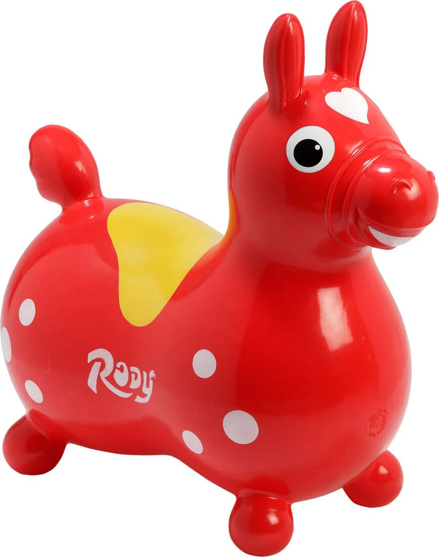 Rody Horse Red W/Pump - Image 2