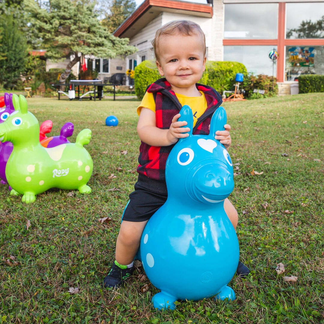 Rody Horse Red W/Pump - Image 5