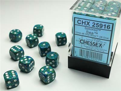 Speckled® 12mm D6 Sea™ Dice Block™ (36 dice) - Image 2