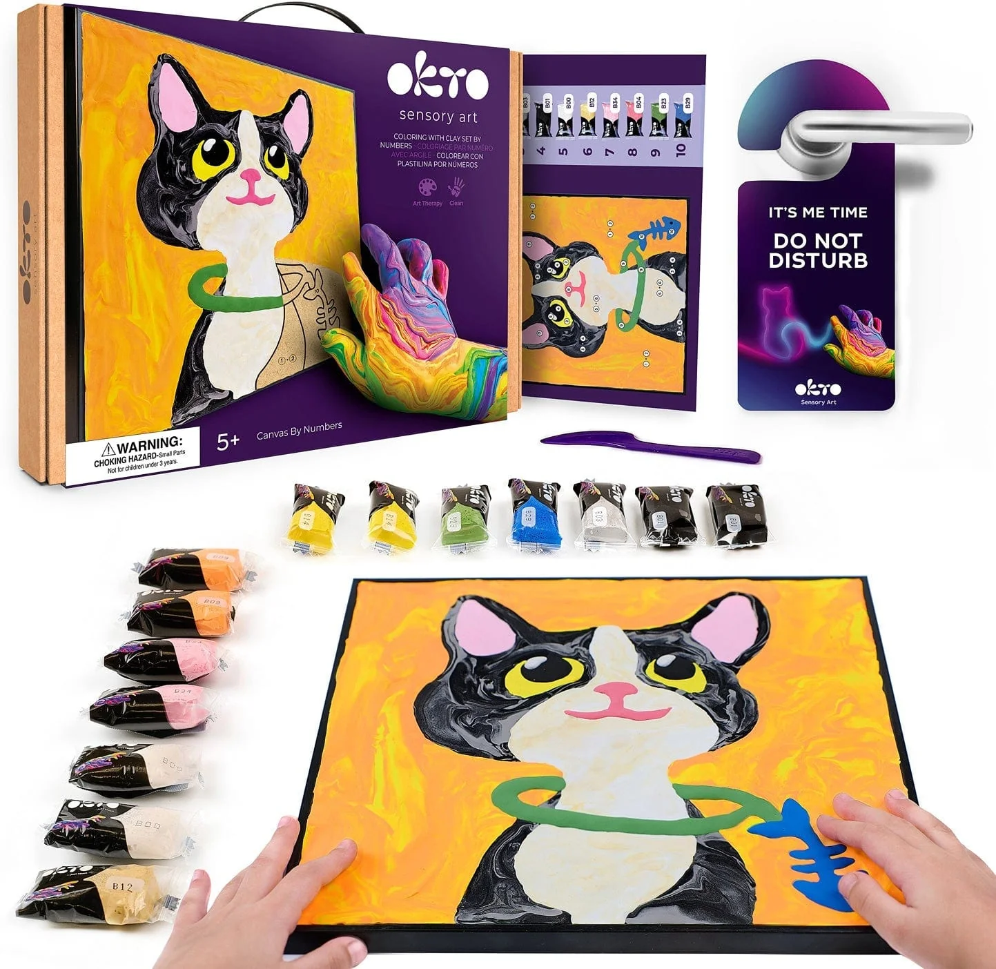 Sensory Art Cat - Image 3