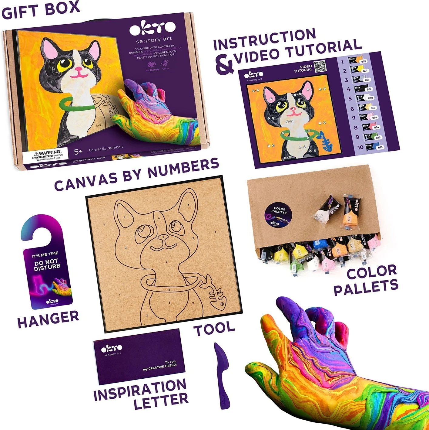 Sensory Art Cat - Image 4