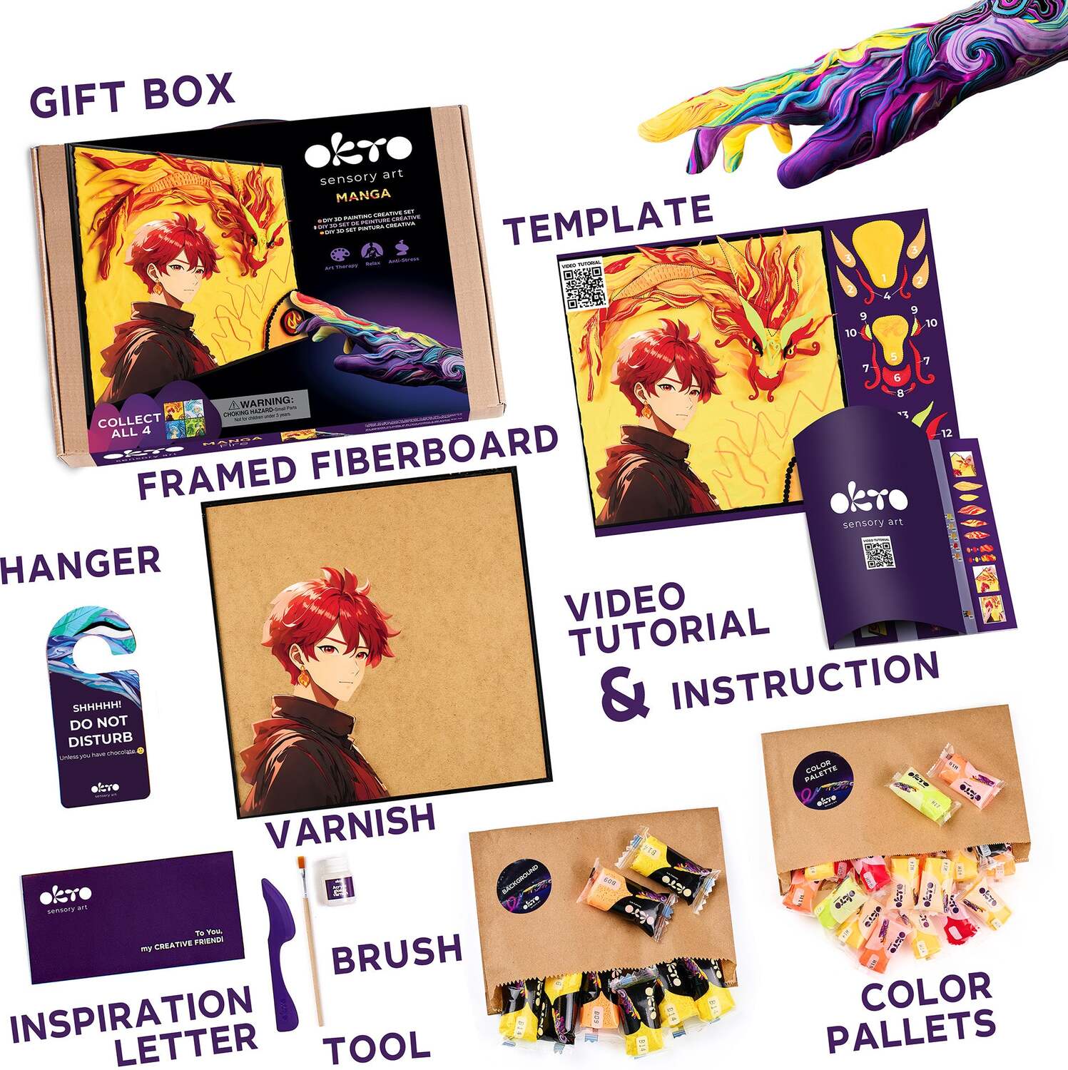 Sensory Art Manga Fire - Image 3