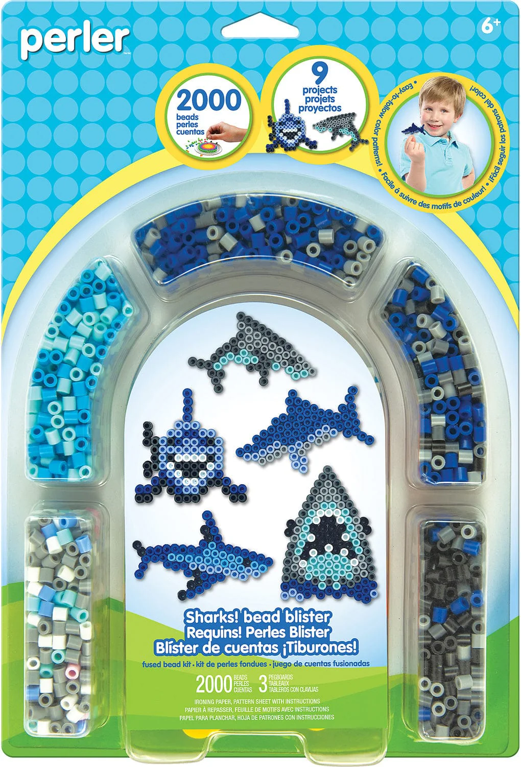 Sharks Fused Bead Kit - Image 2