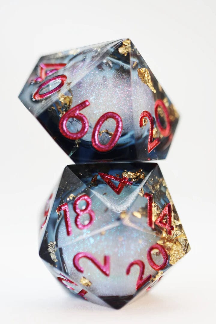Sharp Edge Liquid Core RPG Dice Set - Crystal Asteroid - Image 2