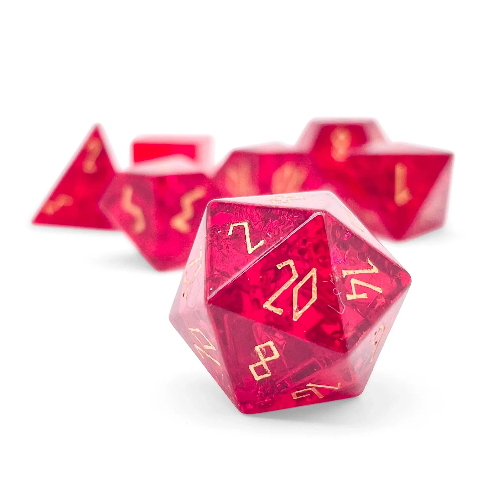 Shattered Zircon Garnet - 7 Piece RPG Set