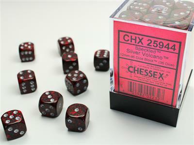 Speckled® 12mm D6 Silver Volcano™ Dice Block™ (36 dice) - Image 4