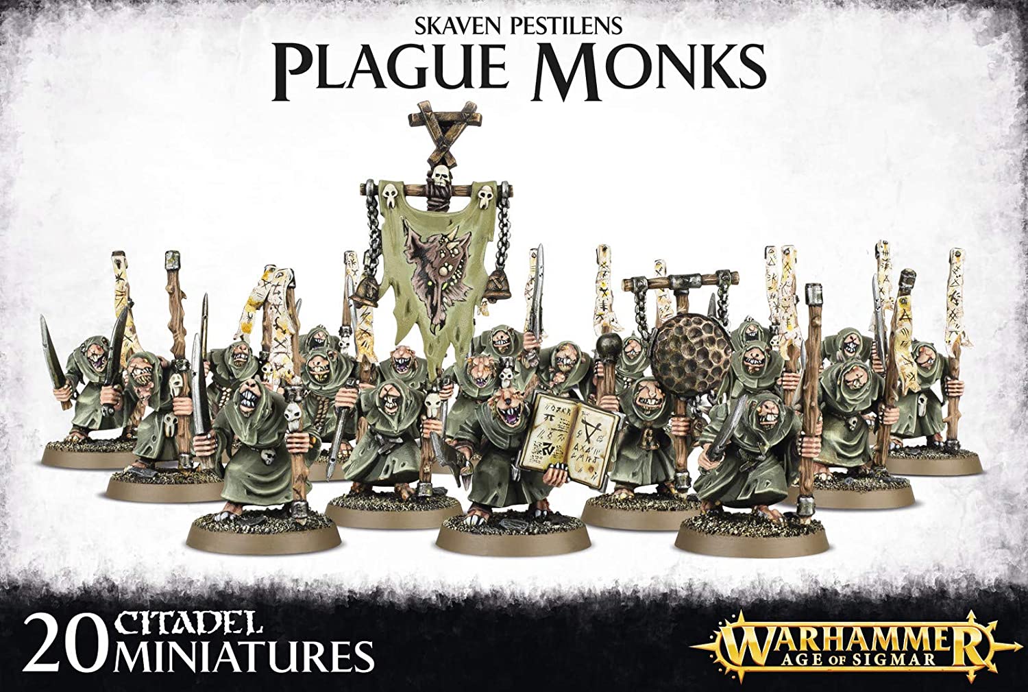 SKAVEN PESTILENS PLAGUE MONKS