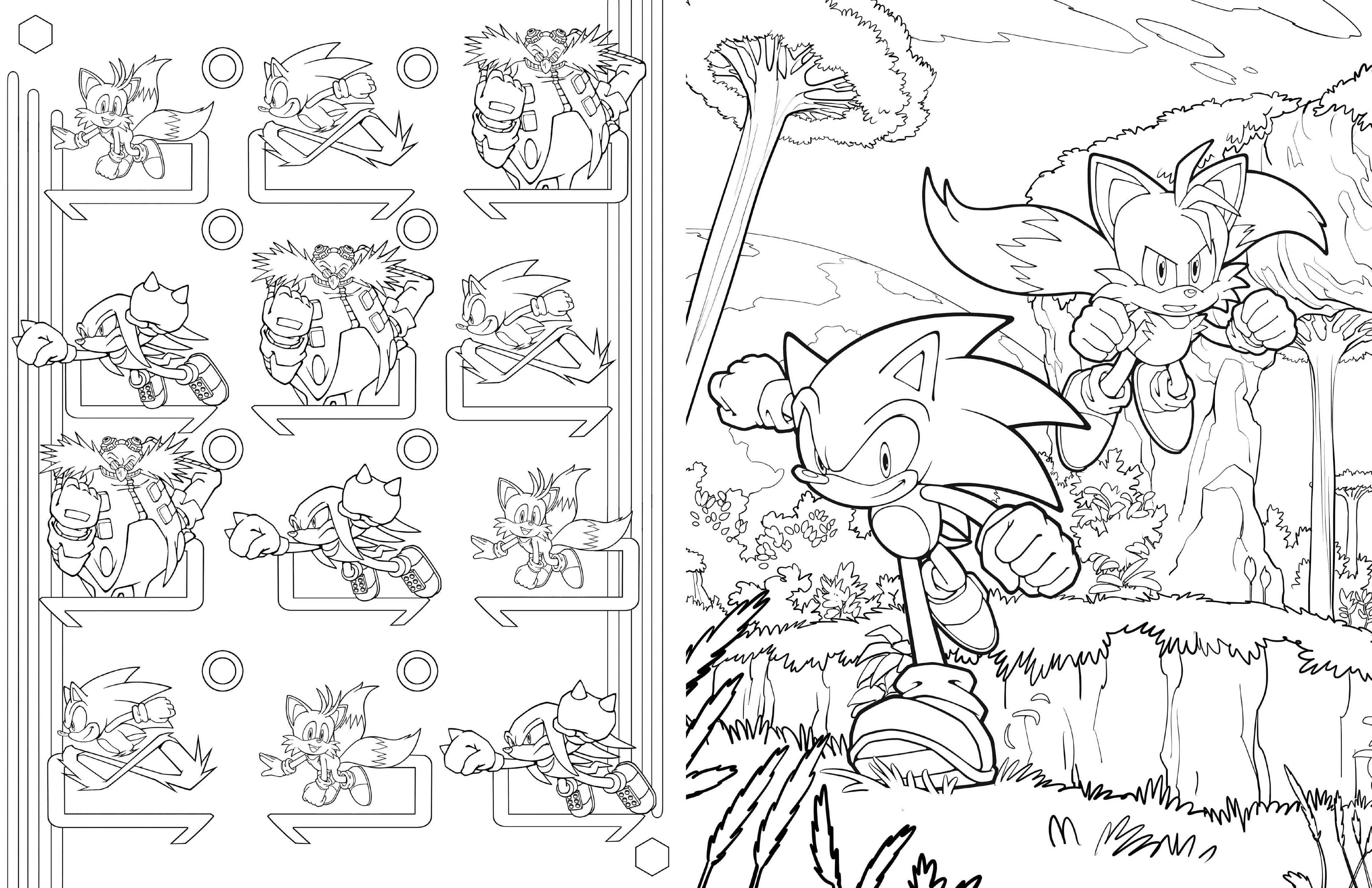 Sonic the Hedgehog: The Official Adult Coloring Book - Image 4