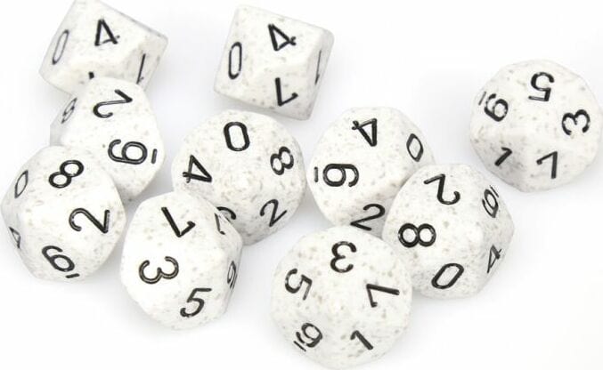 Speckled Artic Camo d10 Set - Image 3