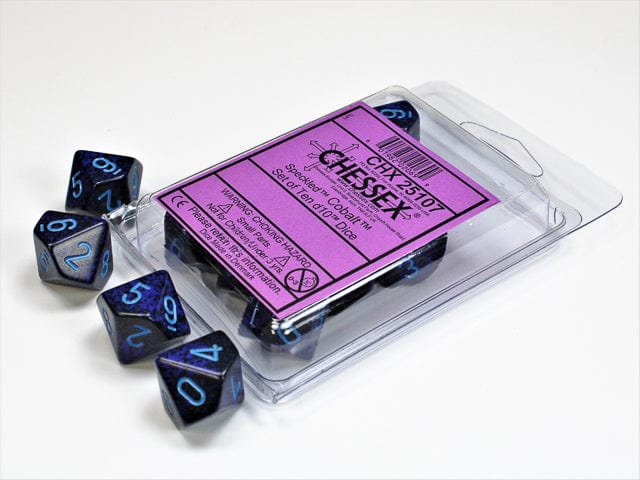 Speckled Cobalt d10 Set - Image 4