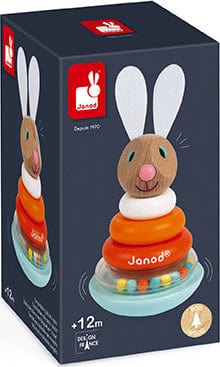 Janod Lapin Stackable Roly-poly Rabbit - Image 4