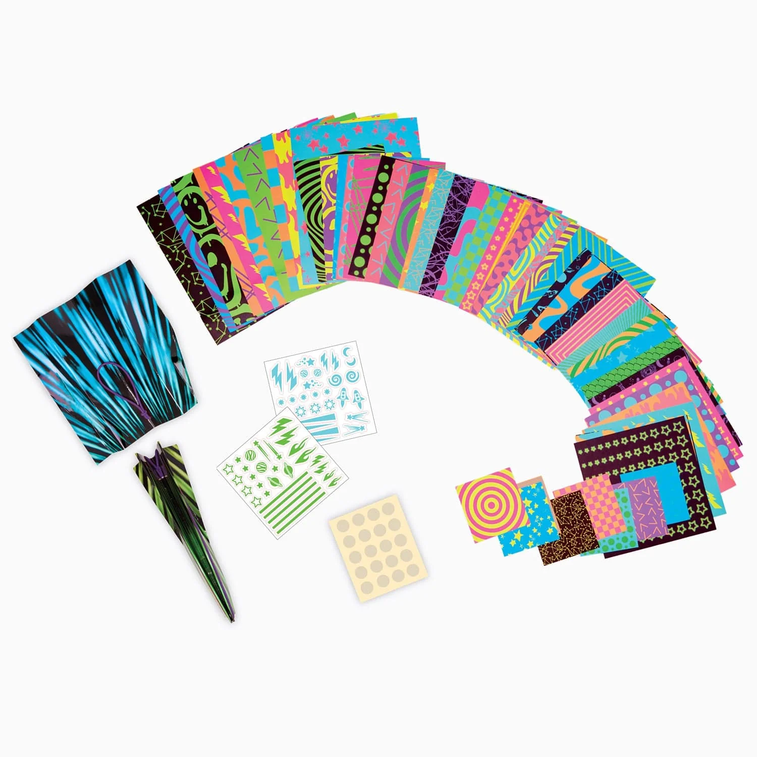Stunt Squadron Neon Glow Paper Airplanes - Image 5