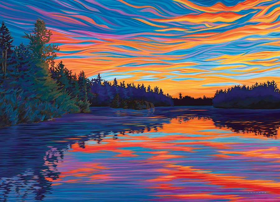 Sunset 1000pc puzzle - Image 2