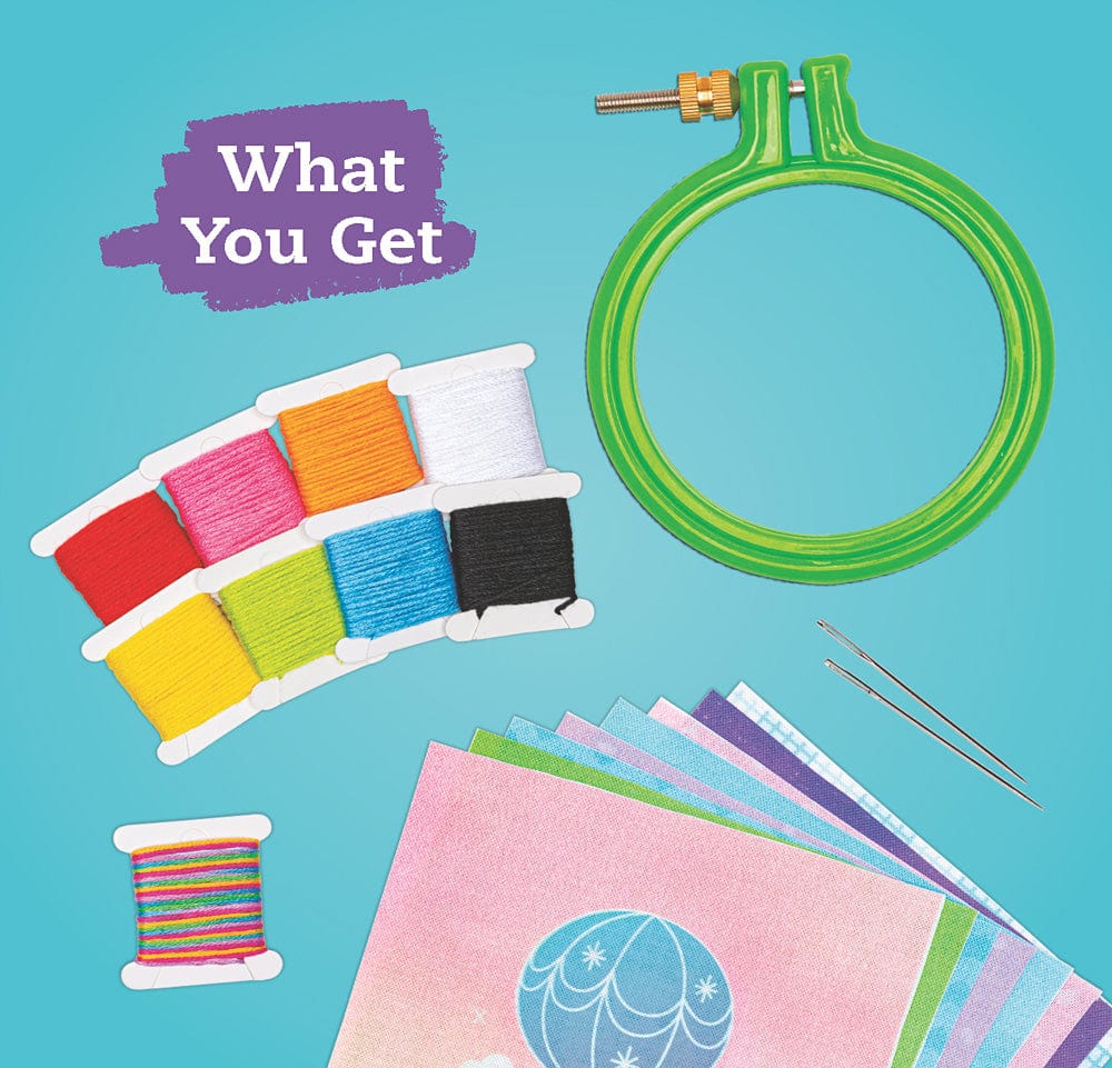 KLUTZ Super Cute Embroidery Book & Activity Kit - Image 10