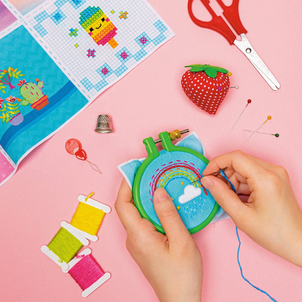 KLUTZ Super Cute Embroidery Book & Activity Kit - Image 3