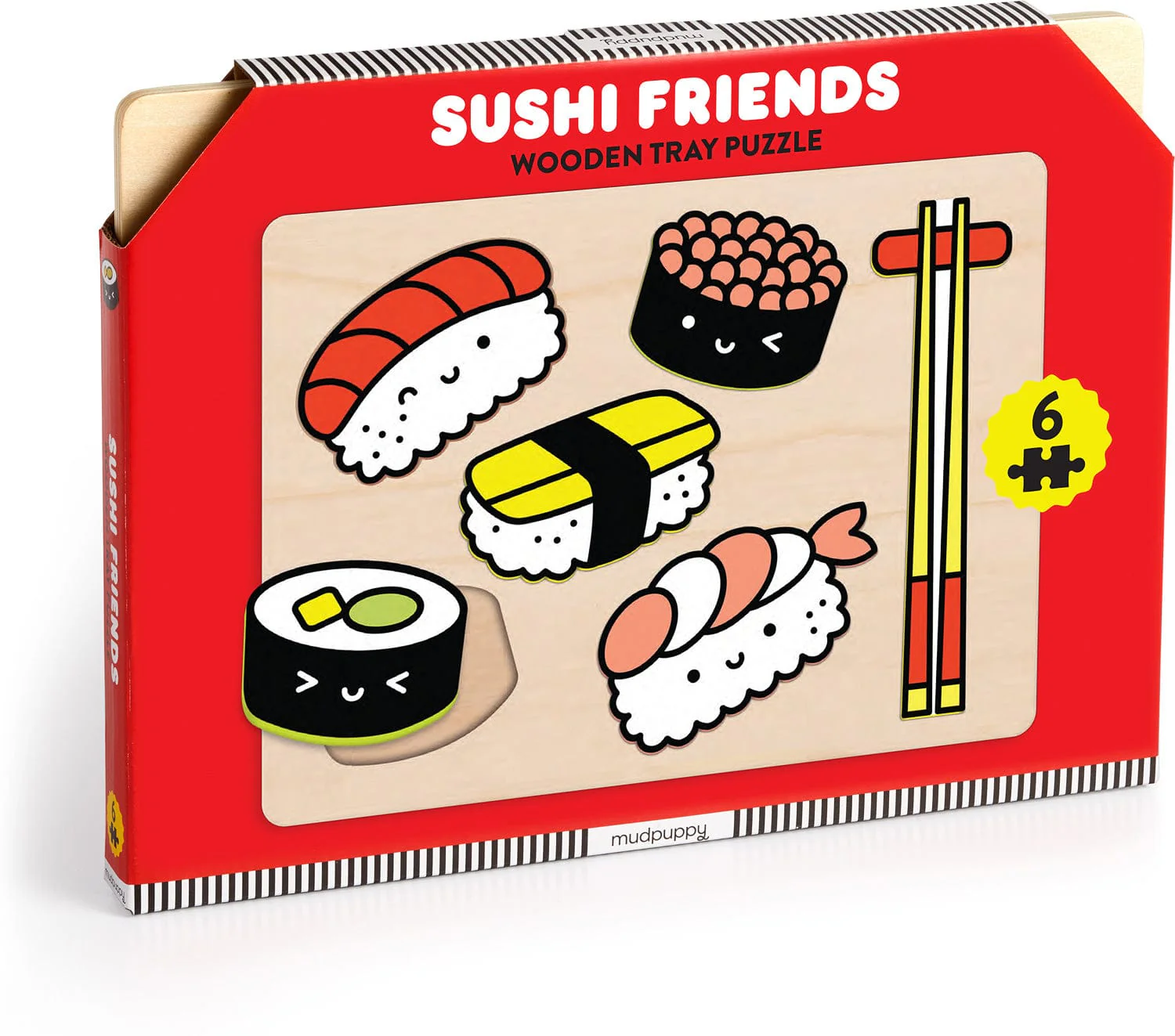 Sushi Friends Wooden Tray Puzzle - Image 2