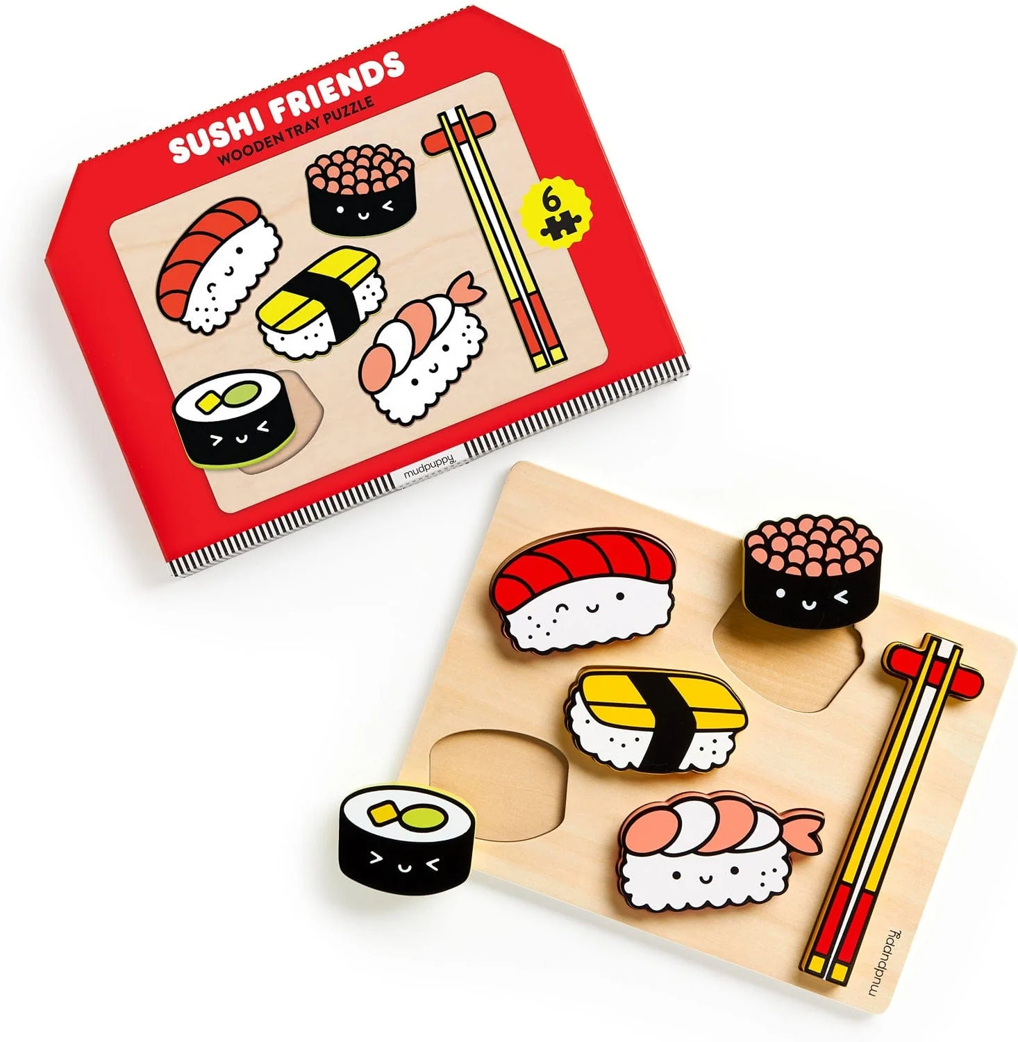 Sushi Friends Wooden Tray Puzzle - Image 5