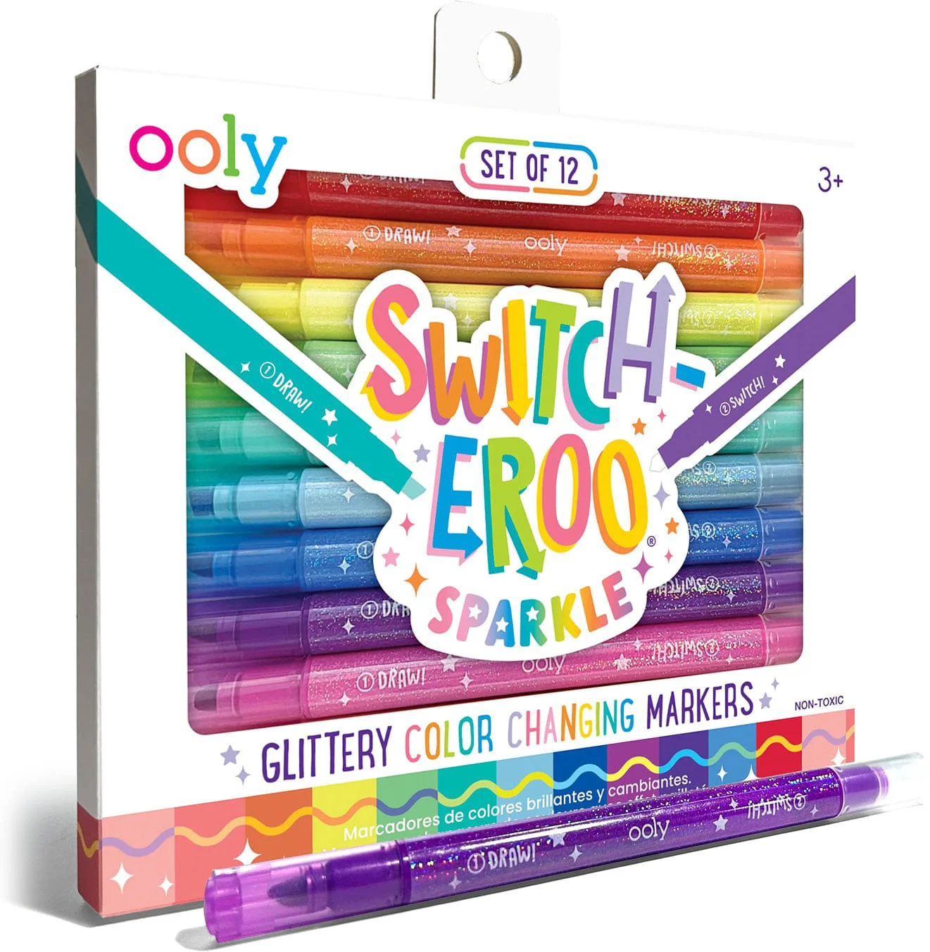 Switch-Eroo Sparkle Color Changing Markers - Image 2