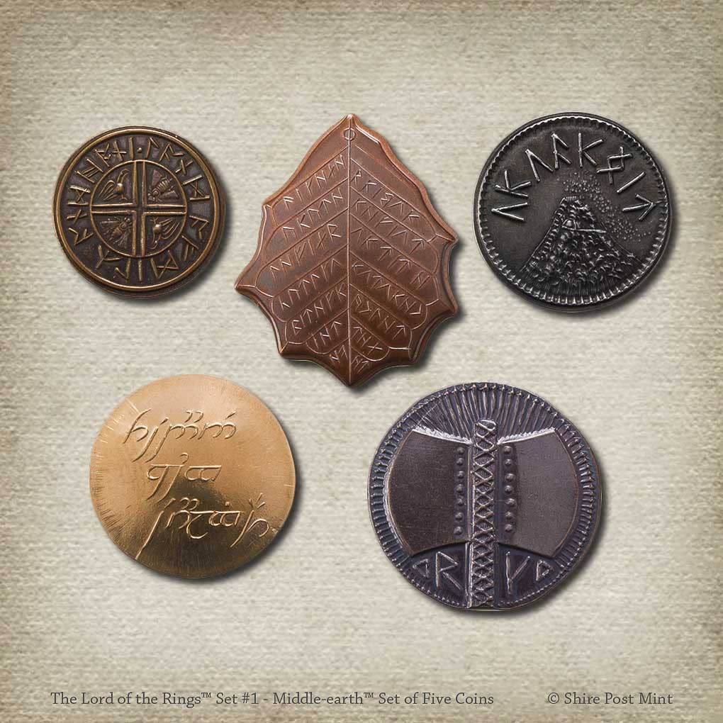 The Lord of the Rings™ Set #1 - Middle-earth Set of Five Coins - Image 2