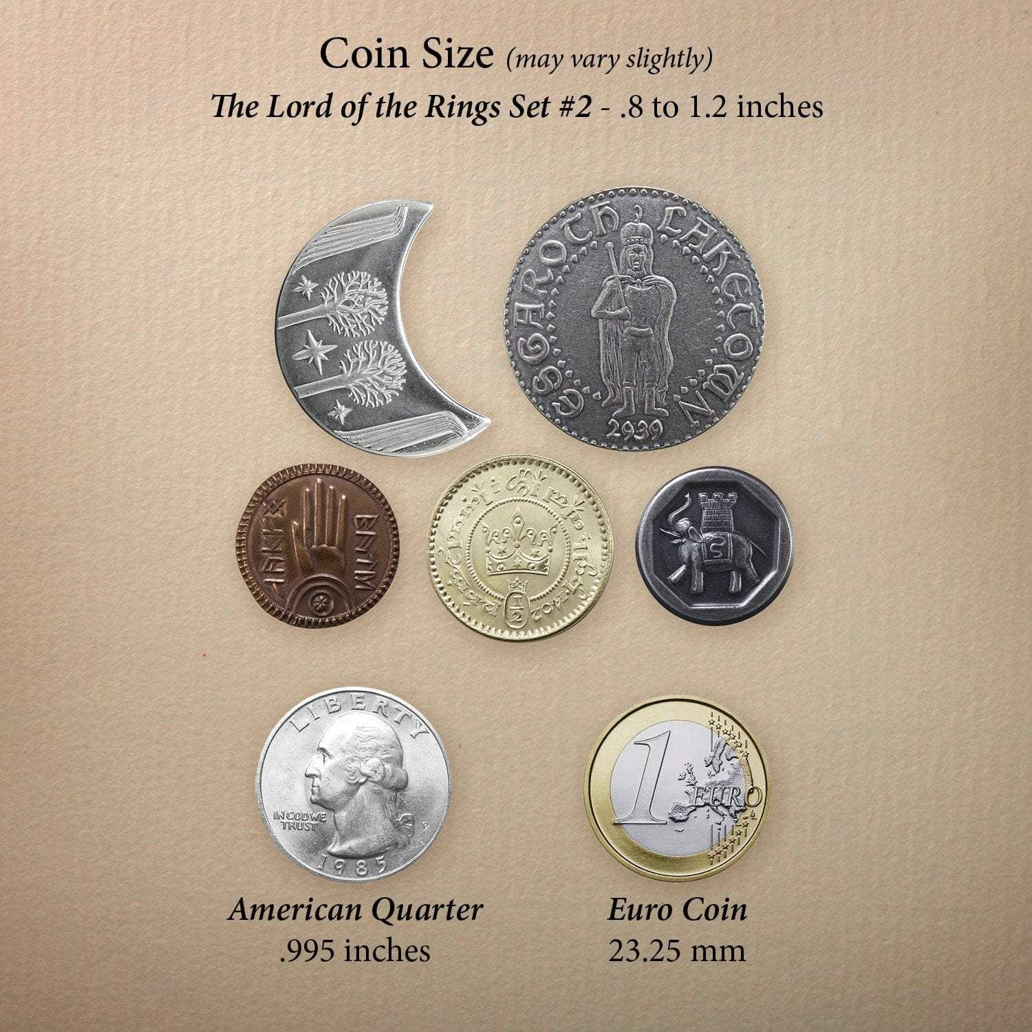 The Lord of the Rings Set #2 - Middle-earth Set of Five Coin: Default Title - Image 4