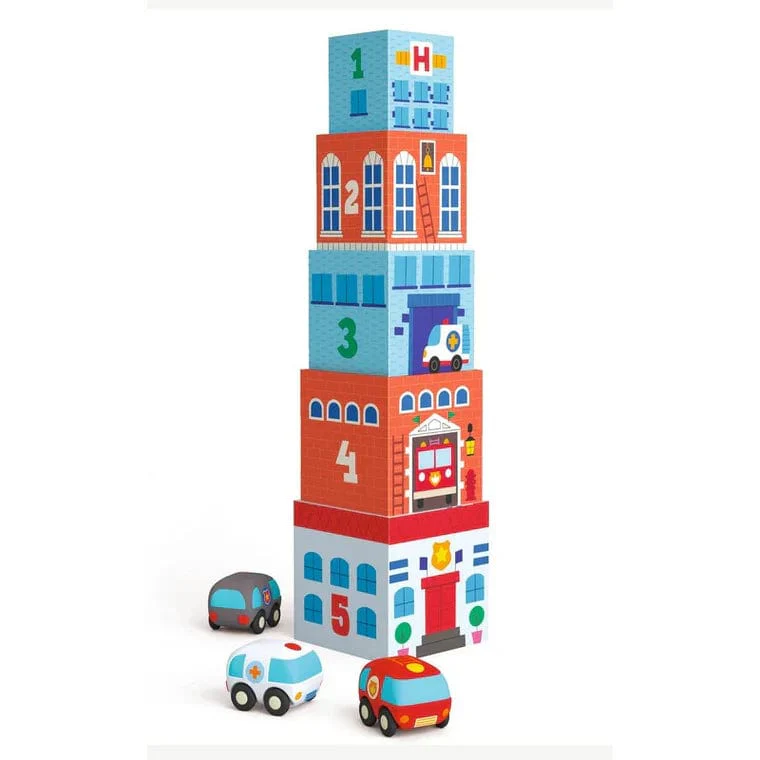 Topani Car Blocks and Tower - Image 3