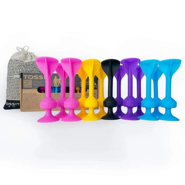 TOSSIT Game Family Pack(US) - Pink, Purple, Blue, Yellow