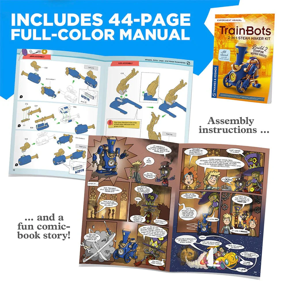 TrainBots: 2-in-1 Steam Maker Kit - Image 6