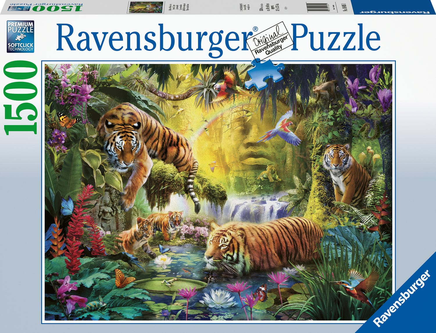 Tranquil Tigers (1500 pc Puzzle) - Image 2