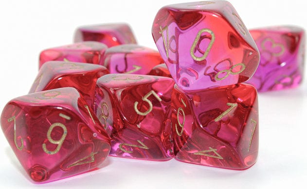 Gemini Translucent Red Violet D10